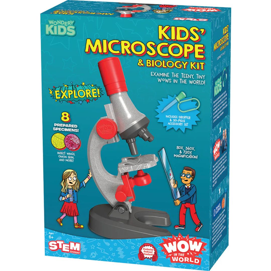 Wow in the World Kids Microscope and Biology Kit