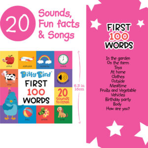 Ditty Bird - First 100 Words Sound Book