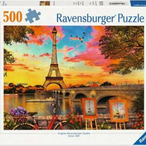Jigsaw Puzzle Evening in Paris - 500 Pieces Puzzle