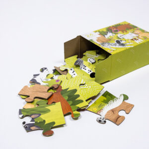 Four Puzzles to Grow On - Playful Pets