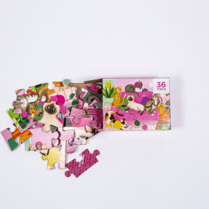 Four Puzzles to Grow On - Playful Pets