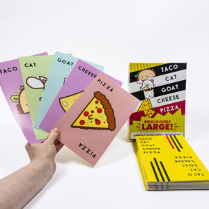 Ridiculously Large! Taco Cat Goat Cheese Pizza Card Game