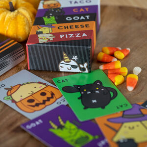 Taco Cat Goat Cheese Pizza Card Game - Halloween Special Edition