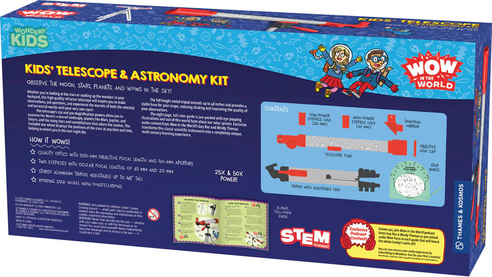 Wow in the World: Kids' Telescope and Astronomy Kit