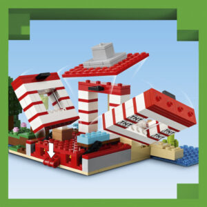 Lego Minecraft TNT Jungle House 21275