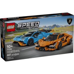 LEGO Speed Champions 77238 Lanborghini Revuelto and Lamborghini Huracan STO