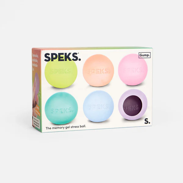 Speks Gump Mini Memory Gel Stress Ball 6pk