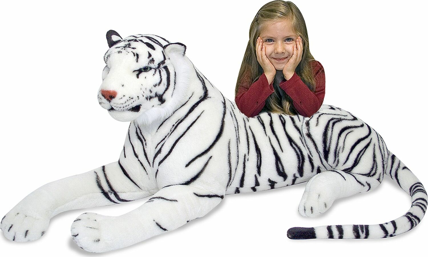 White Tiger Giant Stuffed Animal