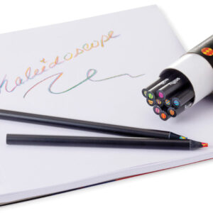 Kaleidoscope 12 Jumbo Multi-Colored Prism Pencils