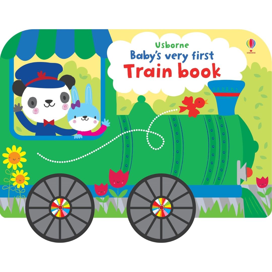 Babys First Train Book