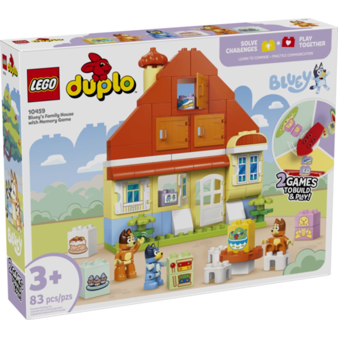 LEGO DUPLO Blueys Family Home with Memory Game