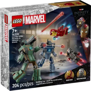 Lego Marvel 76320 Iron Man and War Machine vs Hammer Drones