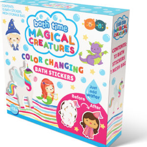 Colour Changing Bath Stickers - Magical Creatures