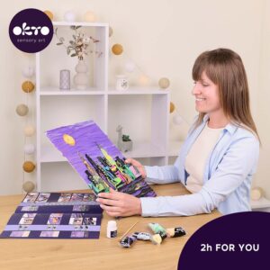 OKTO 3D Clay Painting - New York Skyline (16 x 12 in) - Ages 14+