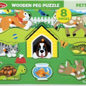 Pets Peg Puzzle - 8 Pieces