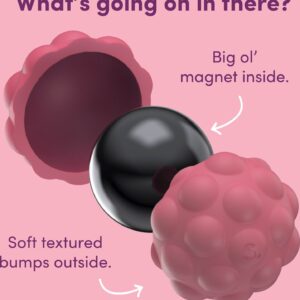 Odds Silicone Fidget Magnets Purple Bumps