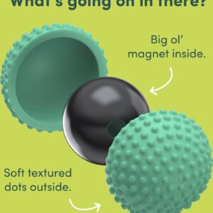 Odds Silicone Fidget Magnets Green Dots