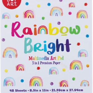 Rainbow Bright Multimedia Art Pad - 3 in 1 Premium Paper
