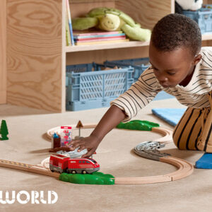 BRIO World Pull Back Train Set