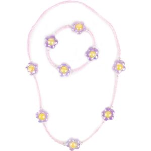 Daisies Necklace and Bracelet Set