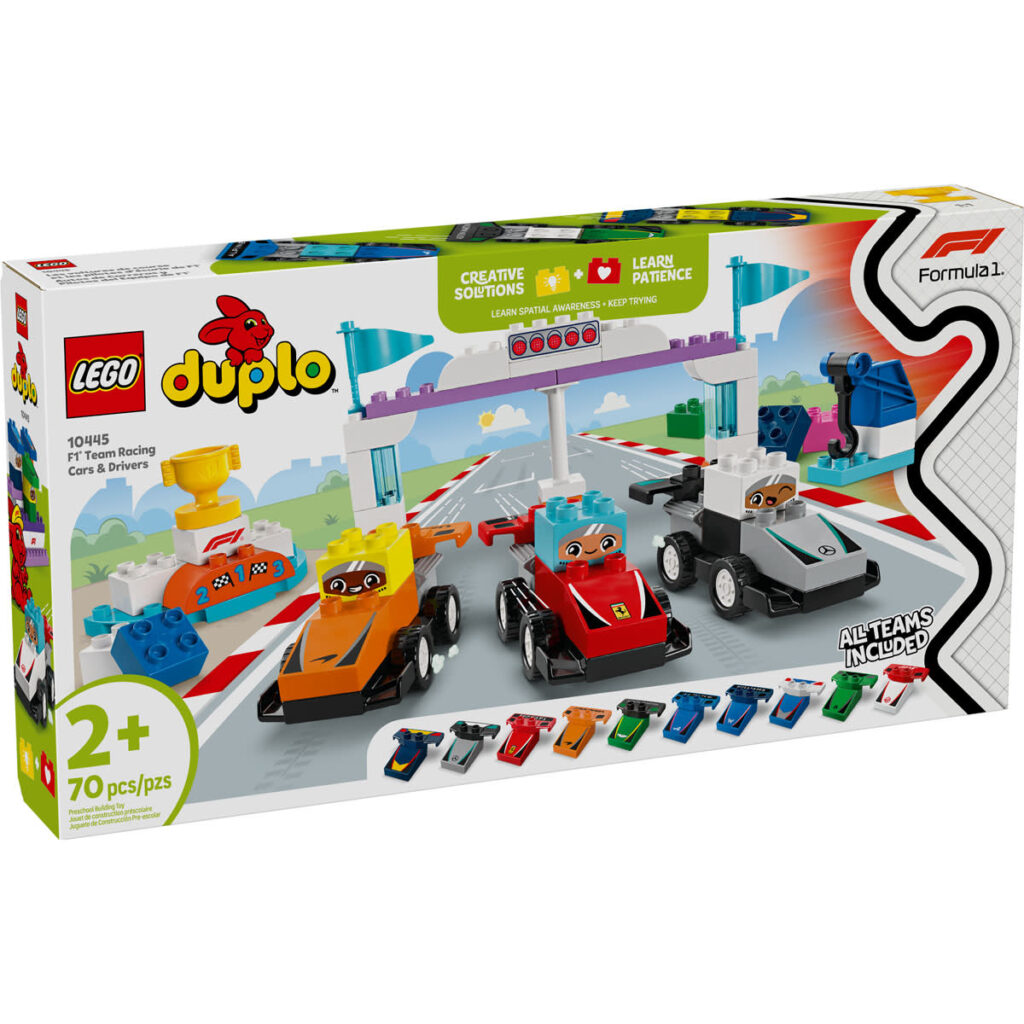 Lego Duplo 10445 F1 Team Racing Cars and Drivers