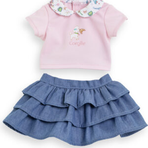 14" T-Shirt & Ruffled Skirt - Weekend in Paris