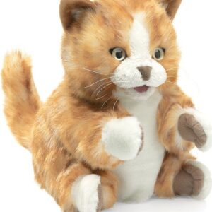 Kitten, Orange Tabby Hand Puppet