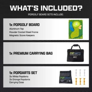 Popgolf Popdarts Set - What's Included in the Box