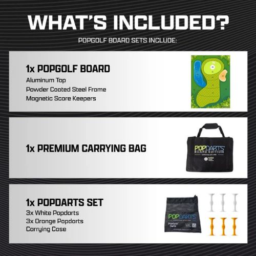 Popgolf Popdarts Set - What's Included in the Box