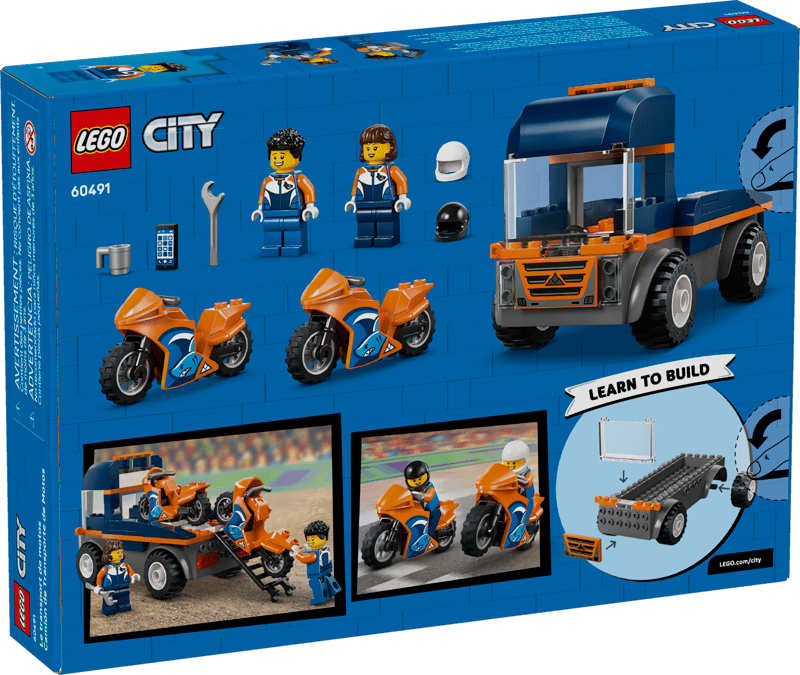 Lego City 60491 Motorcycle Transporter