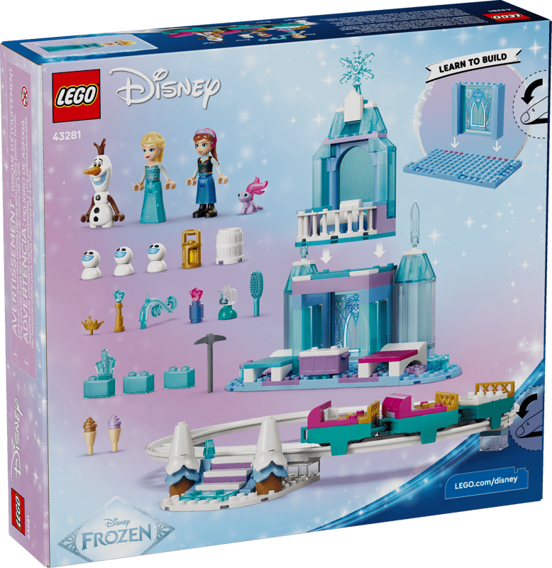 Lego Disney 43281 Elsas Ice Castle and Snow Ride Adventure