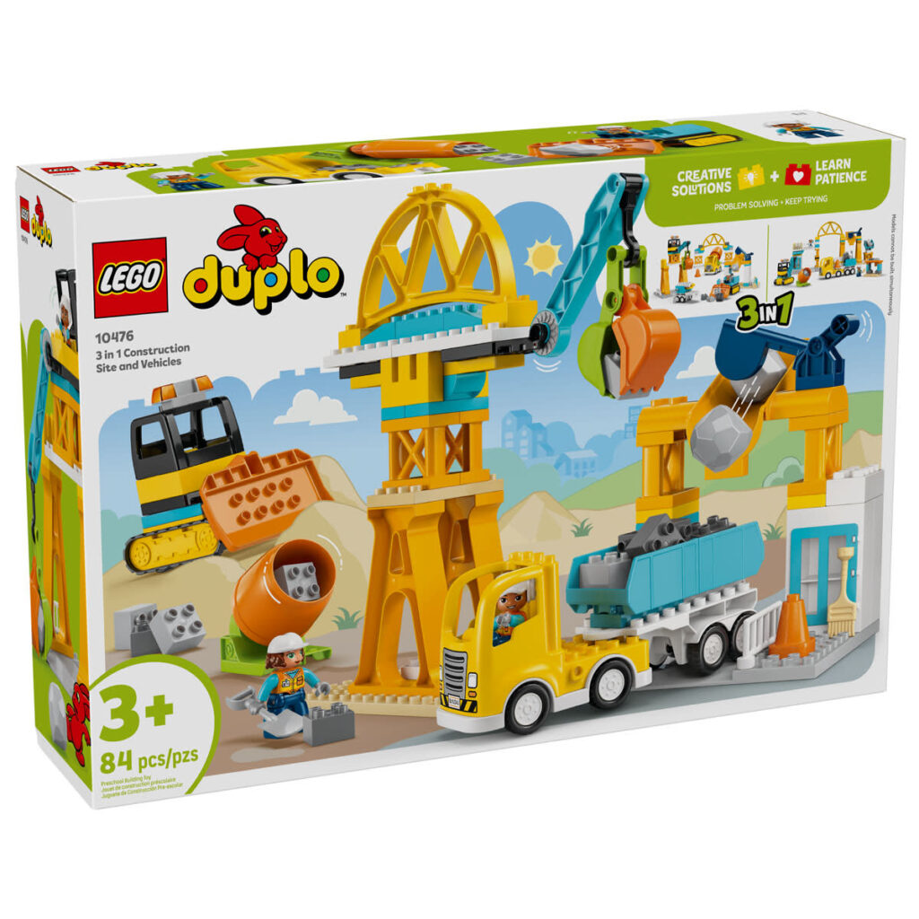 Lego Duplo 10476 3 in 1 Construction Site and Vehicles
