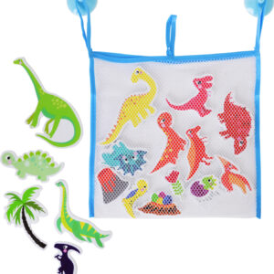 Bath Stickers with Header – Dinosaurs