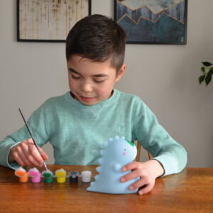 Paint Your Own Light up Dinosaur