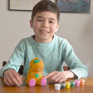 Paint Your Own Light up Dinosaur