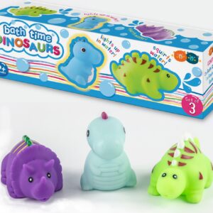 Bath Time Dinosaur Squirter and Light Up Set