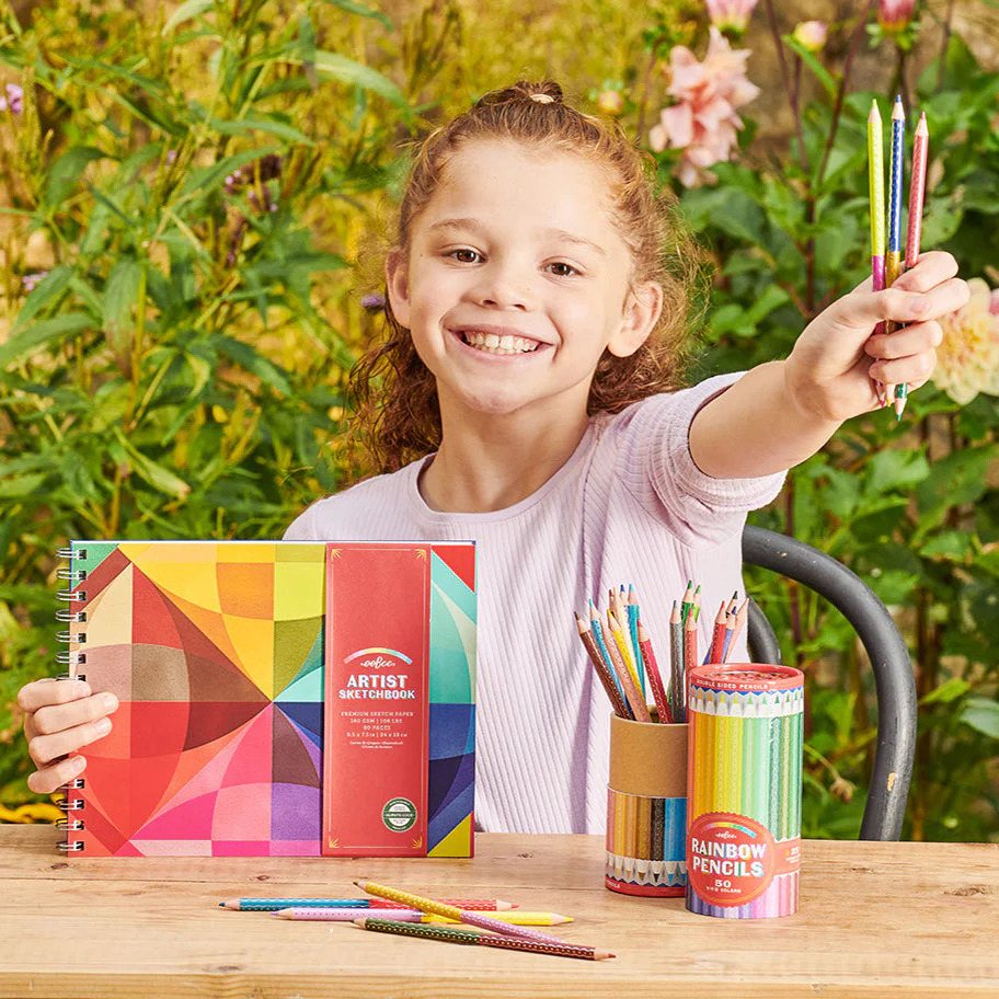 Rainbow Pencils (double-sided pencils - 25 pencils, 50 colors)