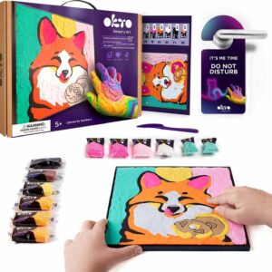 OKTO Clay-by-Numbers Kit – "Fox" (11.4" x 11.4")