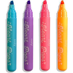 Heart Pops Neon Highlighters - Set of 6