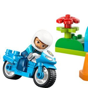 LEGO DUPLO Town: Blue Police Motorcycle