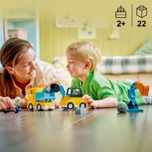 LEGO DUPLO Town: 3 in 1 Construction Vehicles