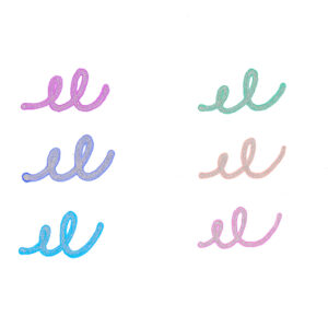 Silver Linings - Silver Ink Markers with Outlines - Set of 6