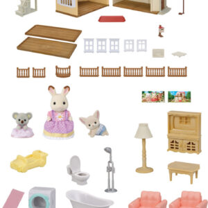Calico Critters Red Roof Country Home Gift Set
