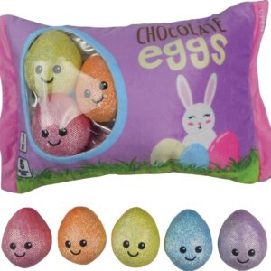 Chocolate Easter Egg Buddies Packaging Fleece Plush
