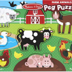 Farm Peg Puzzle - 8 pieces