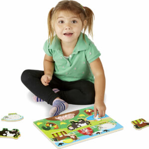 Farm Peg Puzzle - 8 pieces