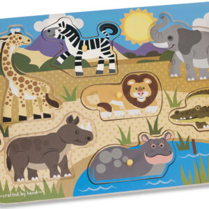 Safari Peg Puzzle - 7 Pieces