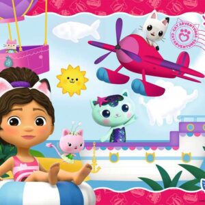 Children's Jigsaw Puzzle Gabby's Dollhouse: Cat Adventures! - 100 Pieces Puzzle