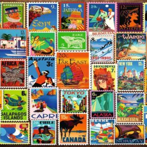 Travel Stamps Puzzle (200 pc)