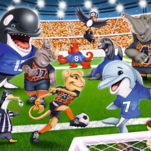Soccer Field Flair 150 Pc Puzzle